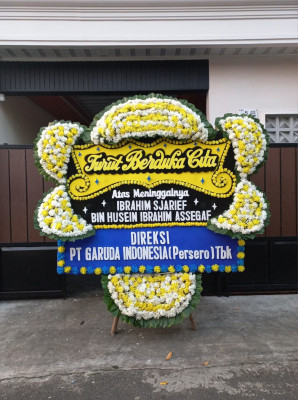 Papan Bunga Duka di Bakan